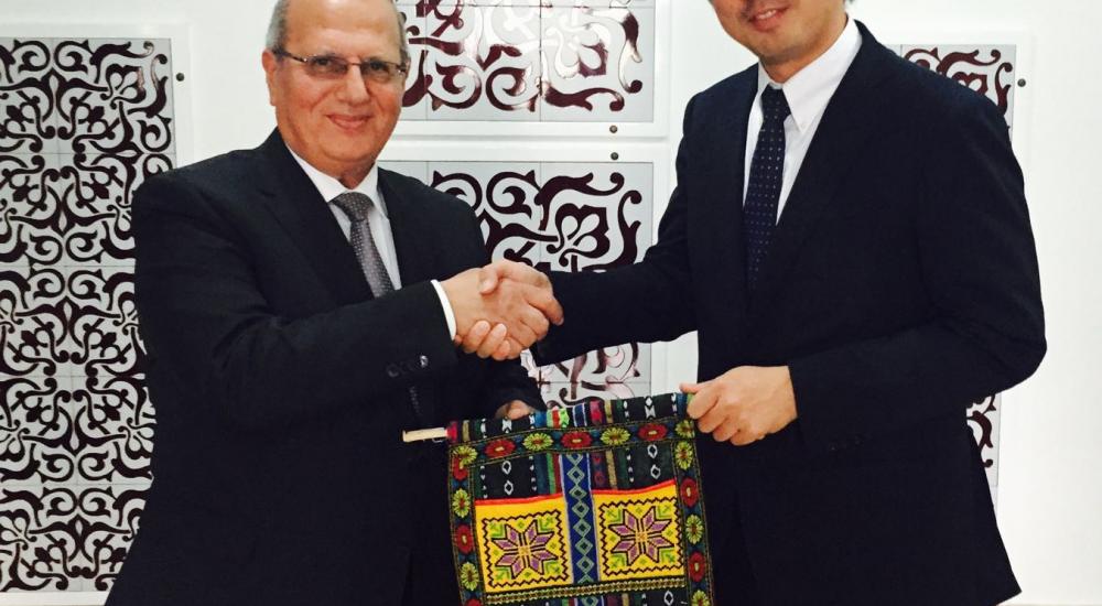 الخضري ونائب السفير الياباني