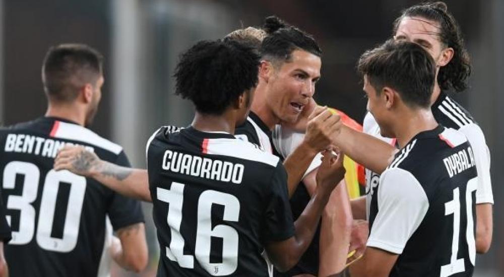 فرحة فريق يوفنتوس