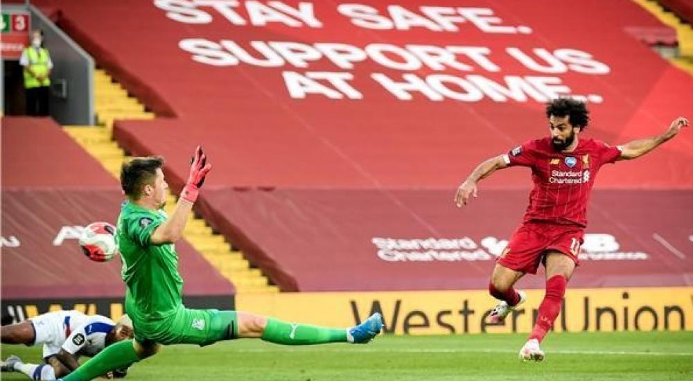 محمد صلاح سجل هدفاً في المباراة