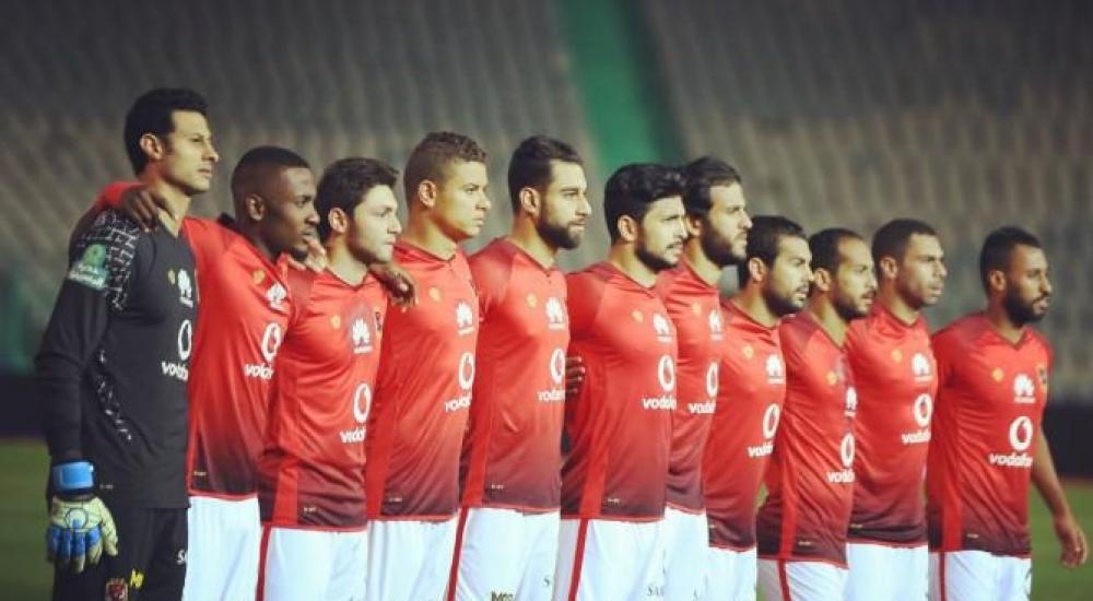 لاعبو فريق الأهلي المصري