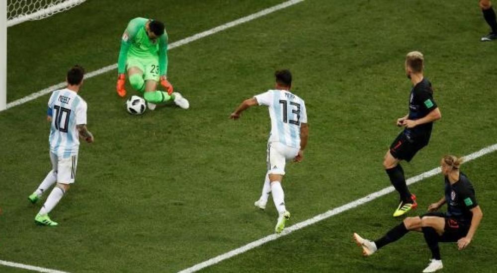 جانب من المباراة