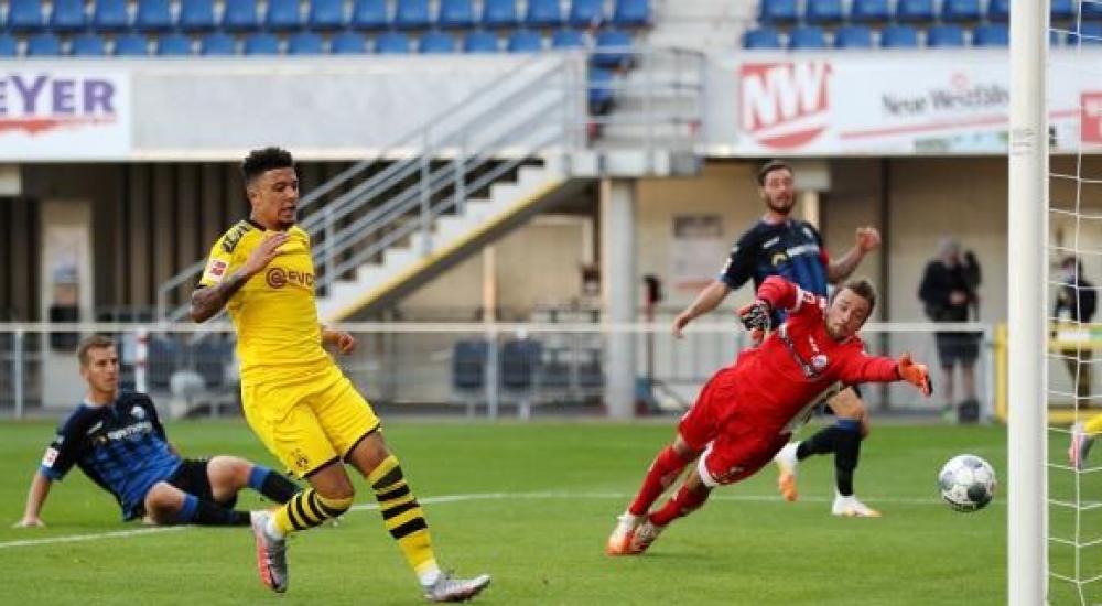 جانب من المباراة