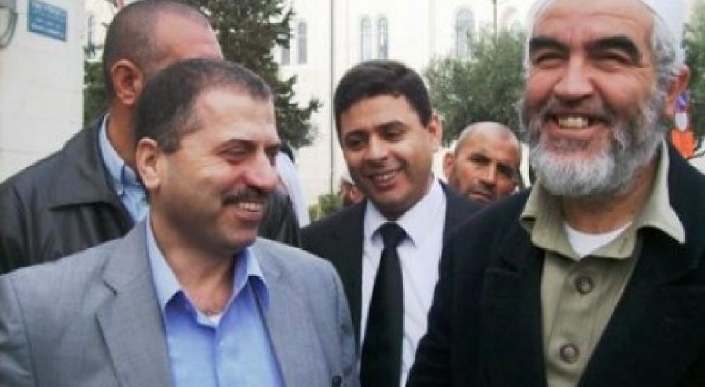 سليمان اغبارية (يسار)