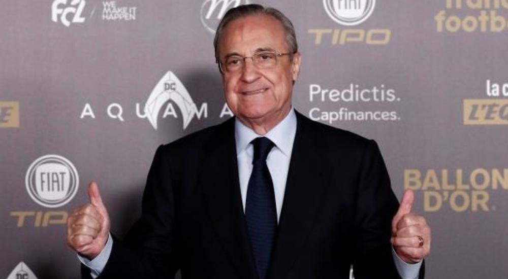 رئيس نادي ريال مدريد فلورنتينو بيريز