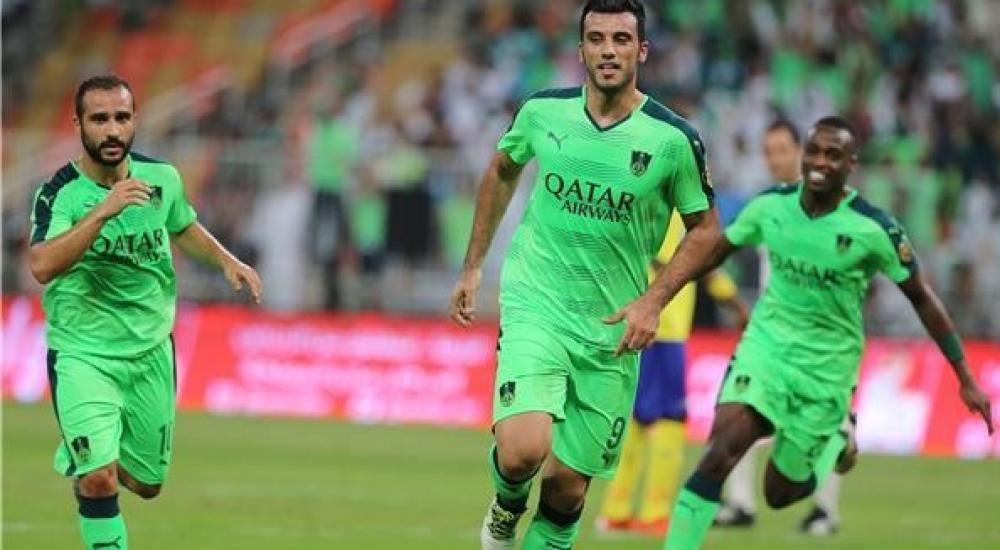 عمر السومة سجل هدفي الأهلي في مرمى النصر