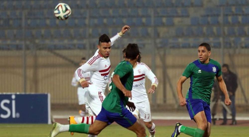 الزمالك تعادل مع المقاصة بهدفين لمثلهما
