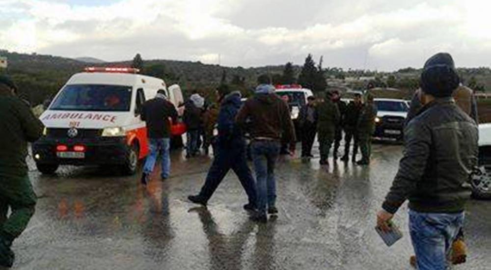 عملية تسلم الشهيدين سباعنة