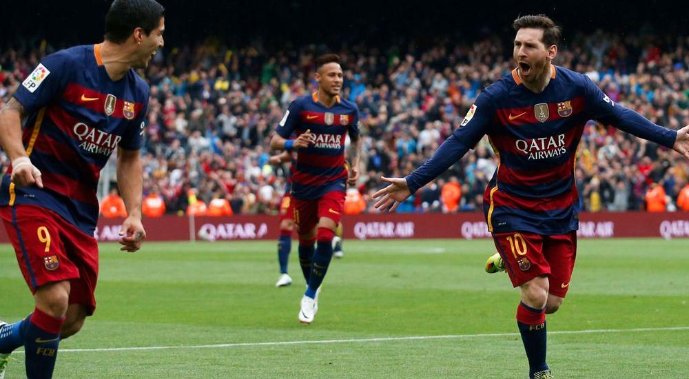 برشلونة فاز على إسبانيول بخماسية نظيفة