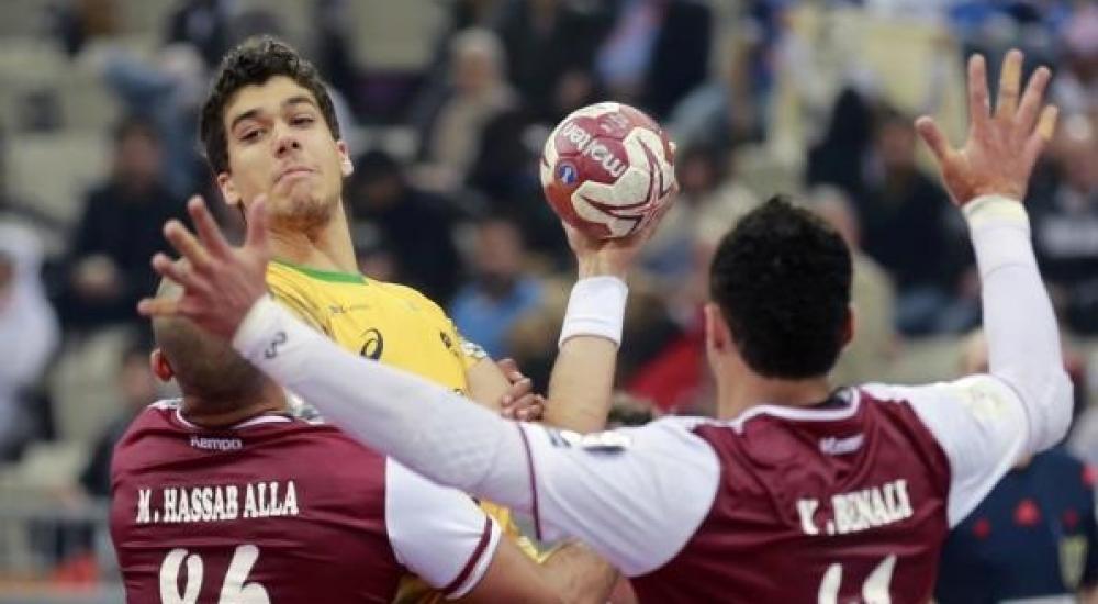 قطر فازت على البرازيل 28/23
