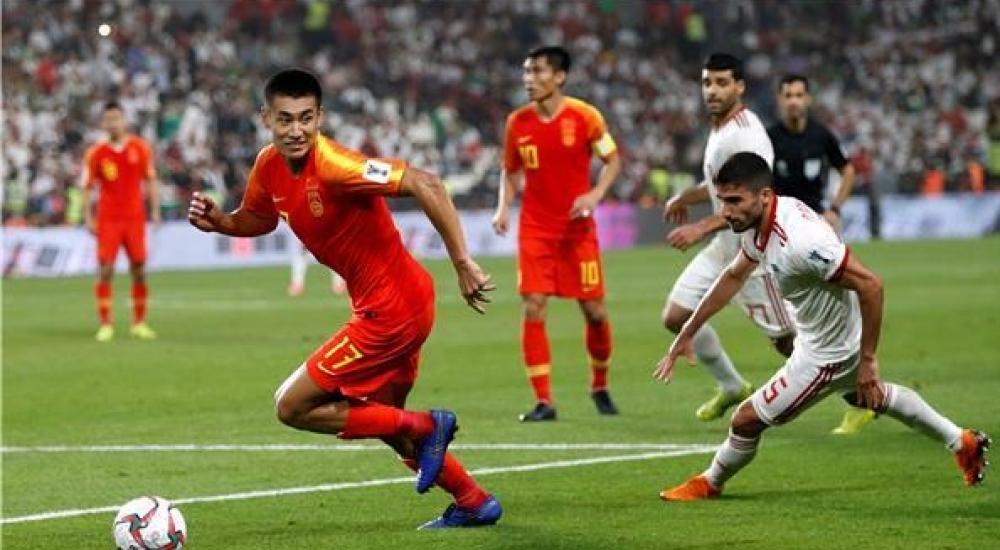 جانب من مباراة إيران والصين