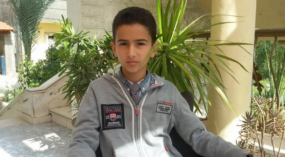 الطفل مؤمن أحمد زعرب