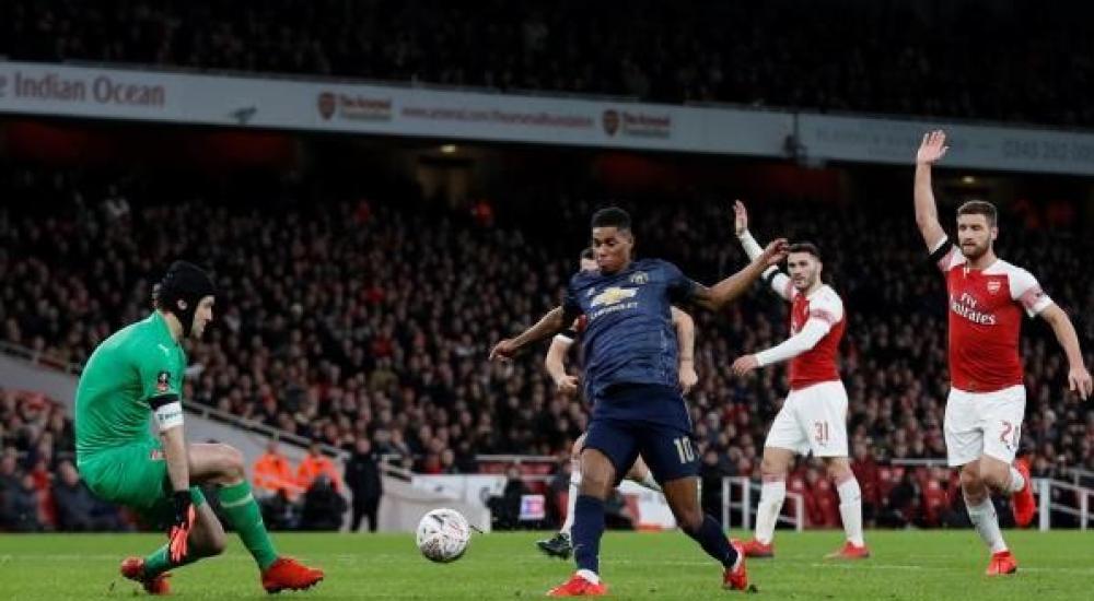 جانب من المباراة