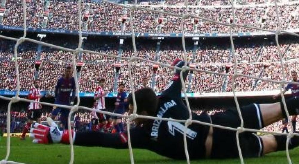 برشلونة فاز بهدفين نظيفين