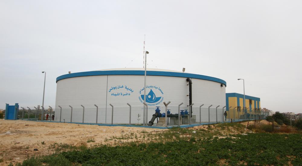 خزان مياه بلدية خان يونس