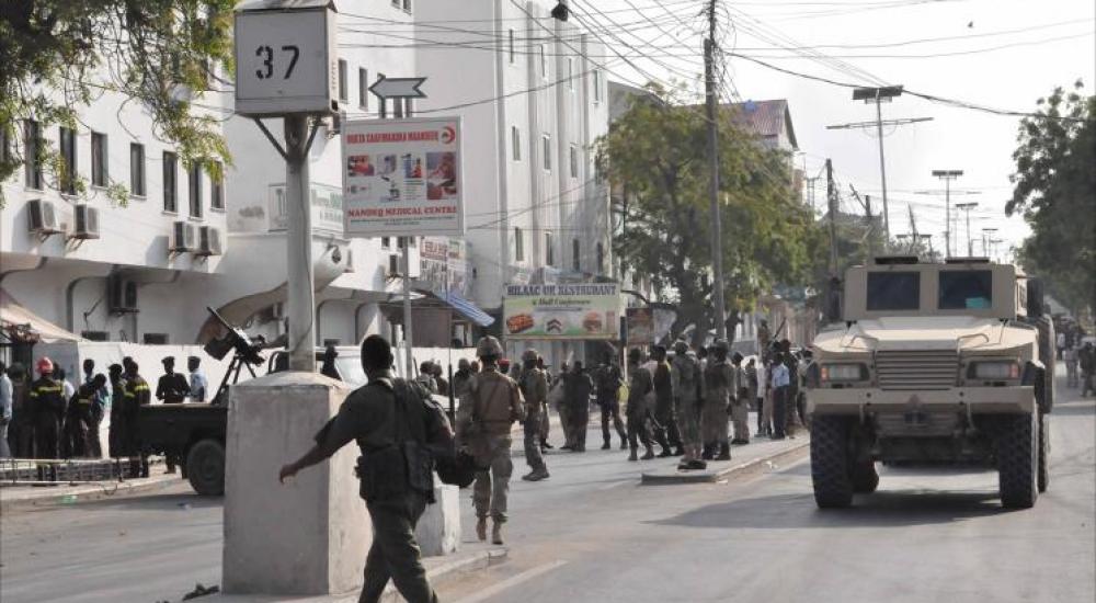 الحكومة الصومالية تعلن مقتل مهاجمي الفندق بمقديشو