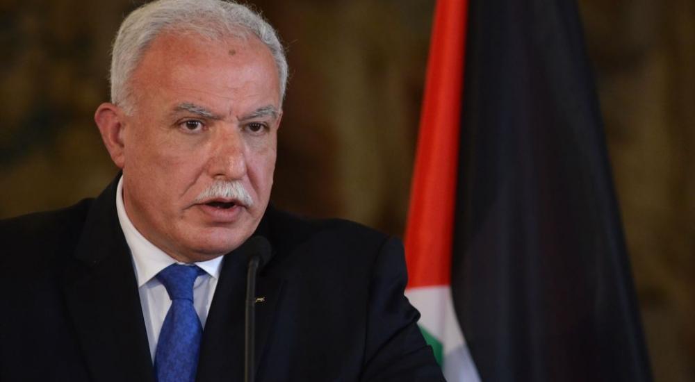 وزير الخارجية الفلسطينية رياض المالكي 