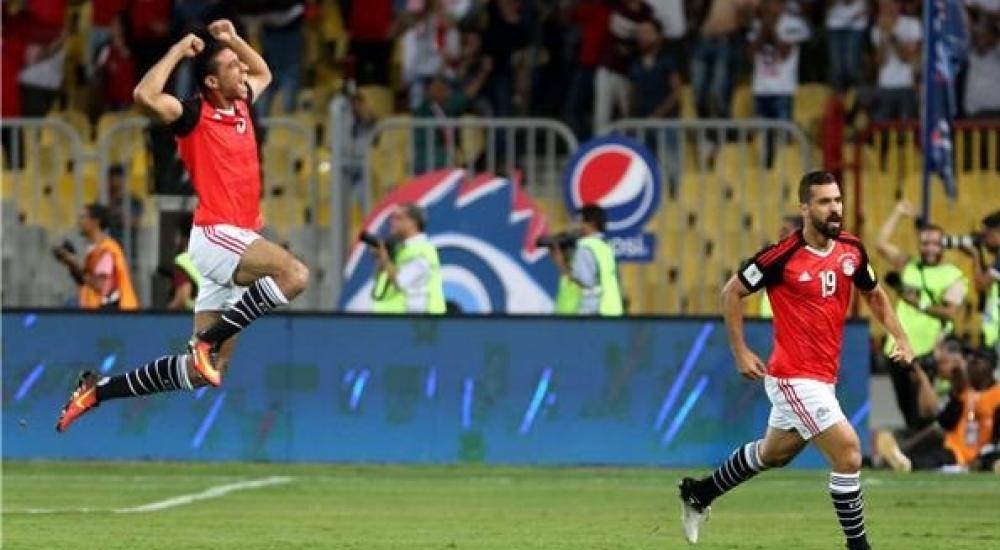 مصر فازت على أوغندا بهدف نظيف