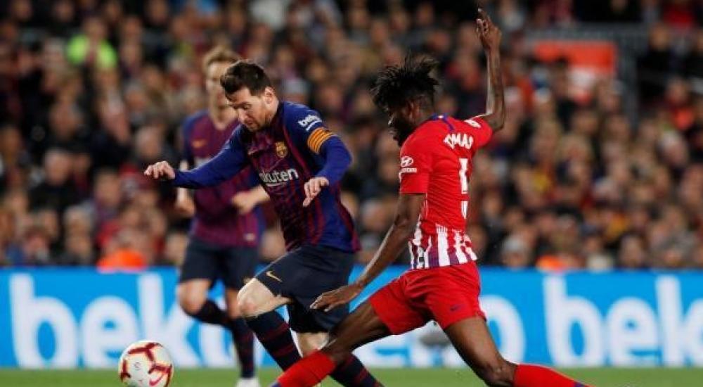 برشلونة يقابل أتلتيكو مدريد في نصف النهائي