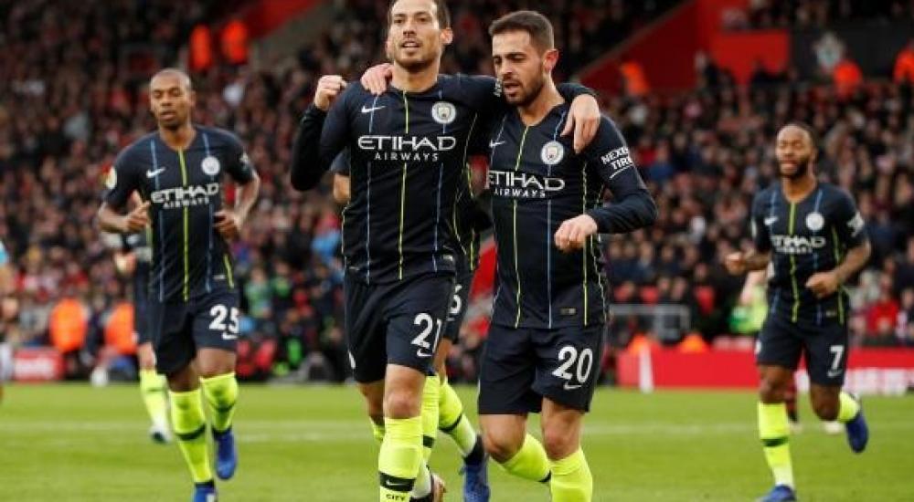 فرخة لاعبي مانشستر سيتي