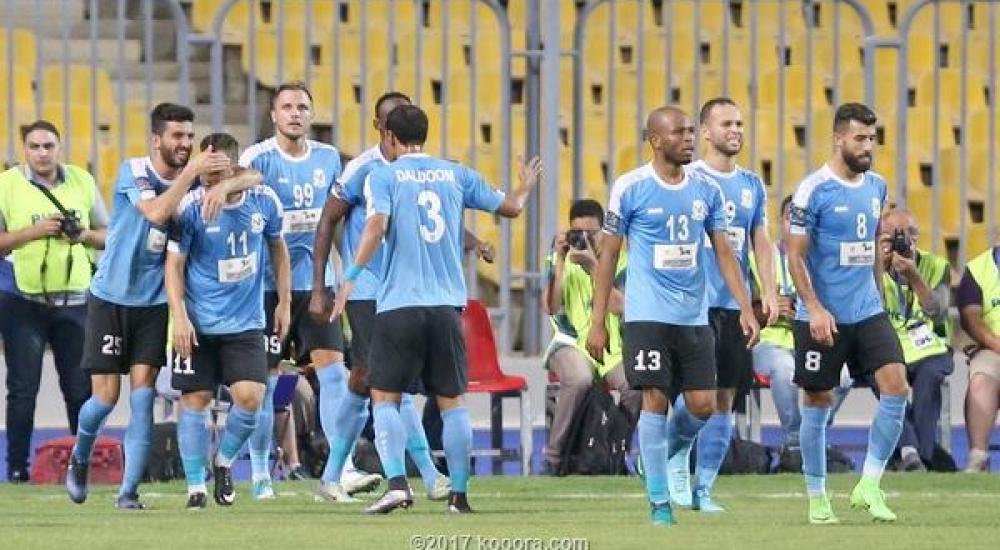 فرحة لاعبي الفيصلي بالفوز