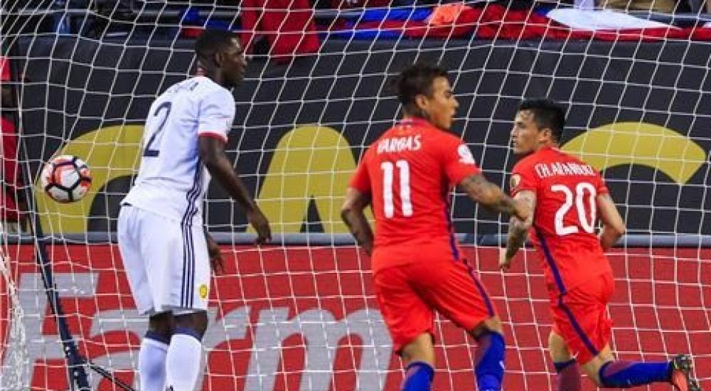 تشيلي فازت على كولومبيا بهدفين نظيفين