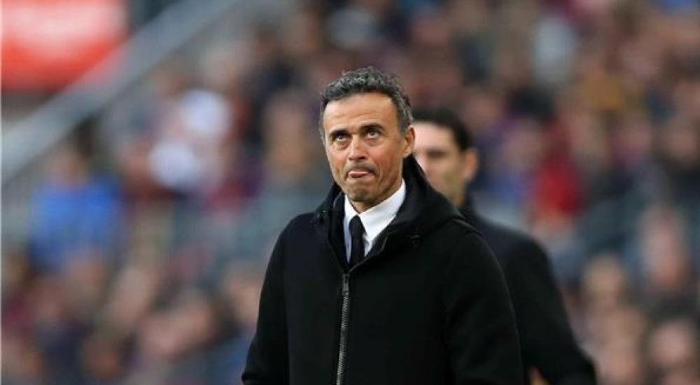 المدير الفني لفريق برشلونة الإسباني لويس إنريكي