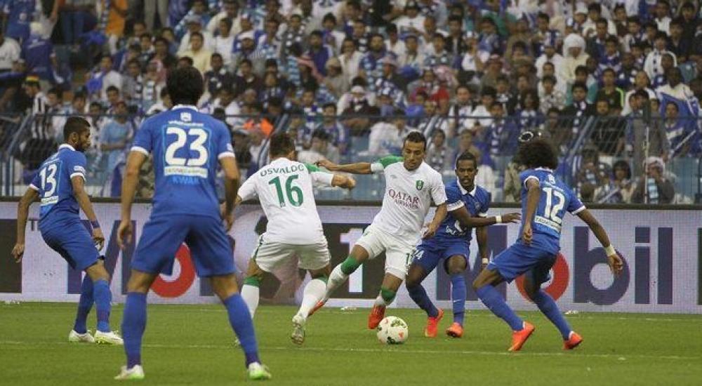 جانب من المباراة