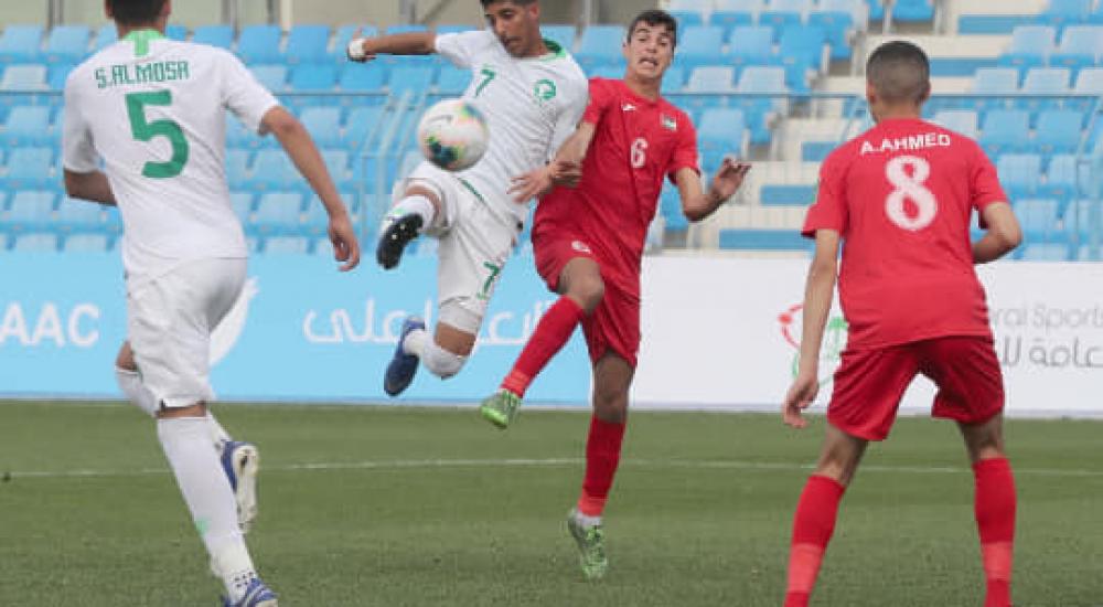 فلسطين والسعودية الشباب