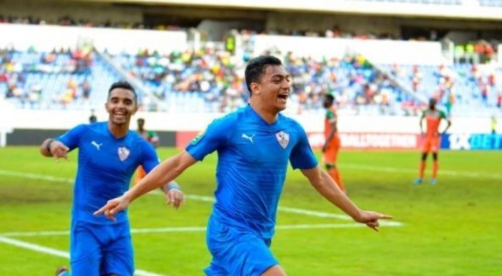 فرحة مصطفى محمد بهدف الزمالك