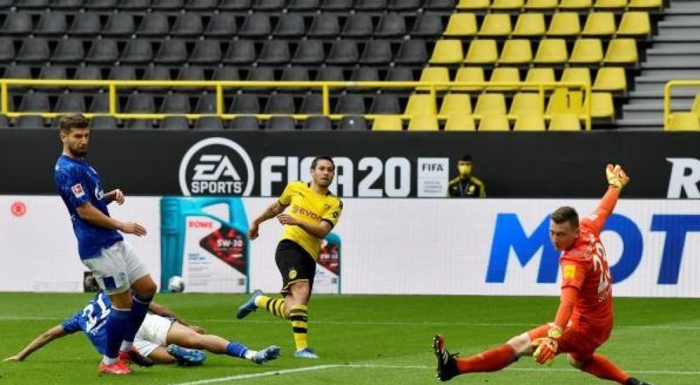 جانب من المباراة