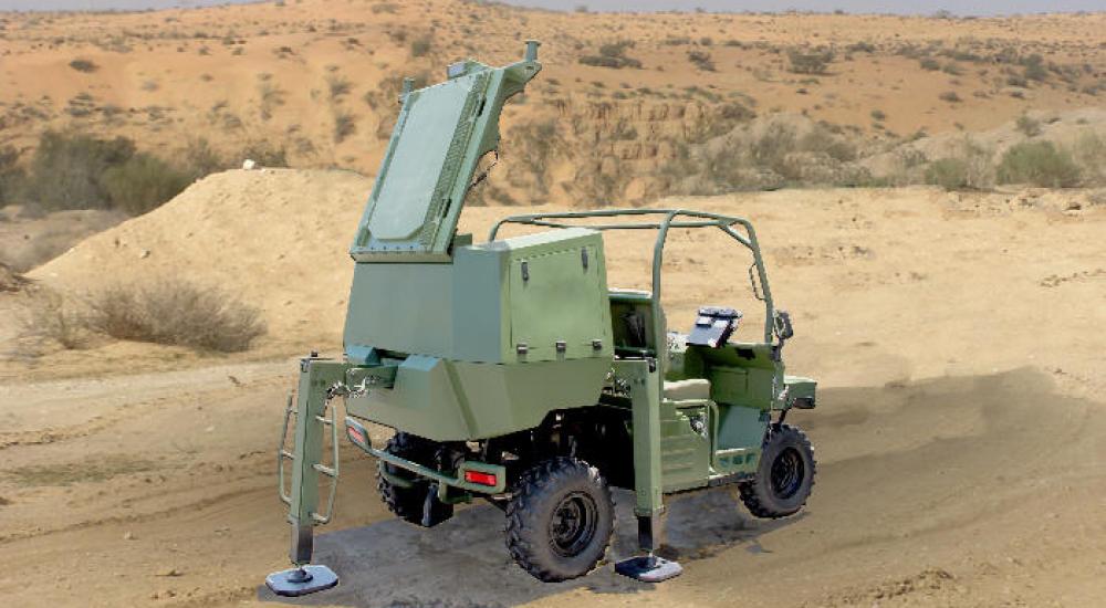 بطارية من منظومة انذار قذائف الهاون