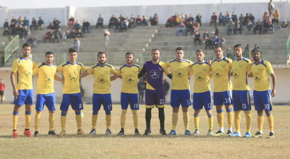 شباب جباليا فاز على شباب خانيونس بهدف نظيف