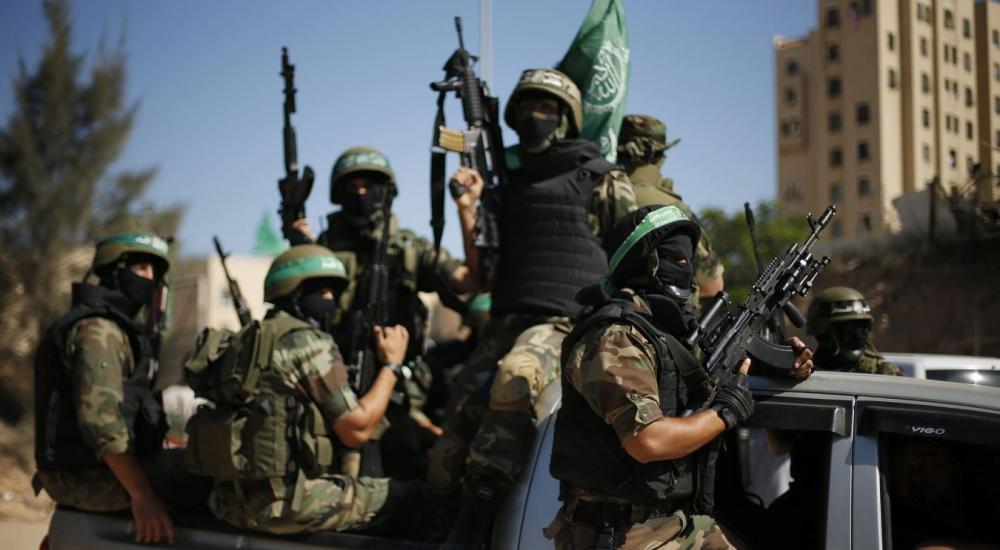 عناصر من المقاومة الفلسطينية في غزة