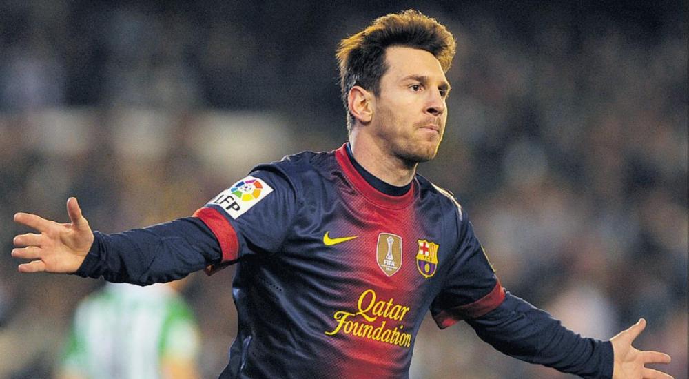 اللاعب ليونيل ميسي