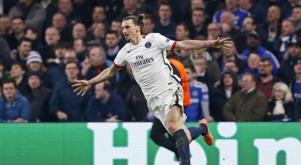 إبراهيميوفيتش حصل على لقب الدوري الفرنسي 4 مرات مع باريس سان جيرمان