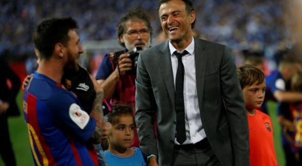 برشلونة حصل على الكأس 3 مرات متتالية تحت قيادة إنريكي