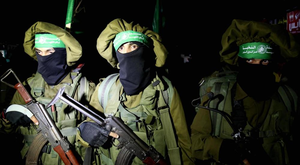 عناصر من وحدة النخبة التابعة للقسام (صفا)