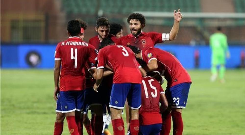 فرحة لاعبي الأهلي بالفوز