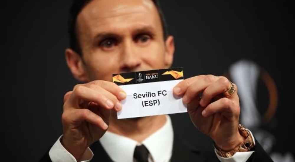 جانب من قرعة الدوري الأوروبي