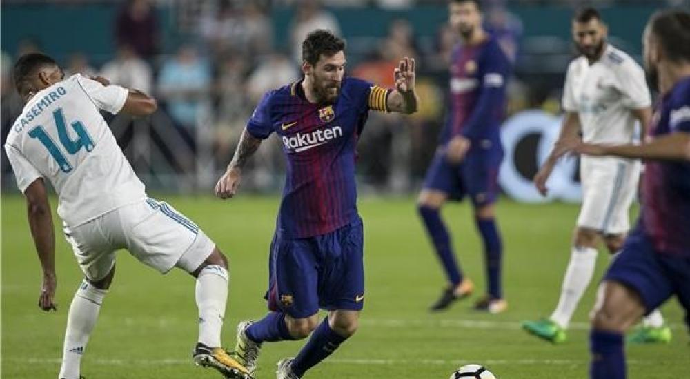 جانب من مباراة سابقة بين برشلونة وريال مدريد