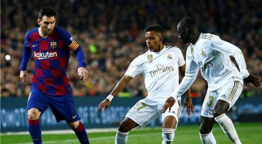 جانب من مباراة سابقة بين ريال مدريد وبرشلونة