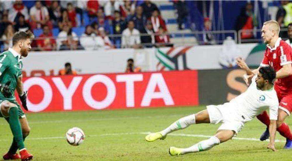 السعودية فازت على لبنان بهدفين نظيفين