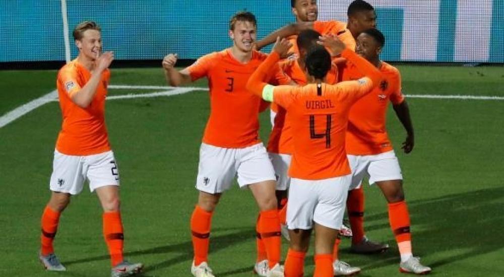 فرحة هولندية بالفوز