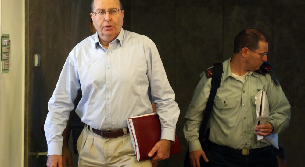 وزير الجيش الإسرائيلي موشيه يعالون