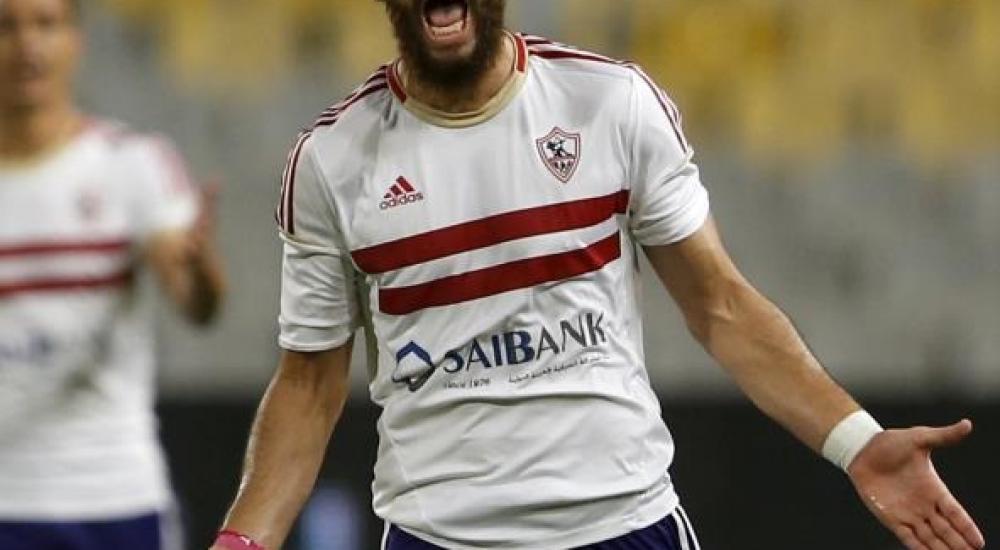 باسم مرسي سجل هدف الزمالك الوحيد في المباراة