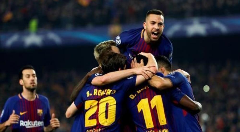 برشلونة تمكن من التأهل للمرة 11 على التوالي لربع نهائي دوري أبطال أوروبا