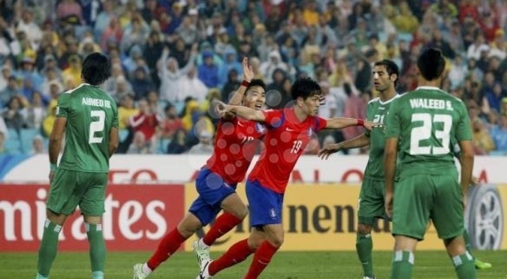 المنتخب الكوري الجنوبي فاز على نظيره العراقي بهدفين نظيفين