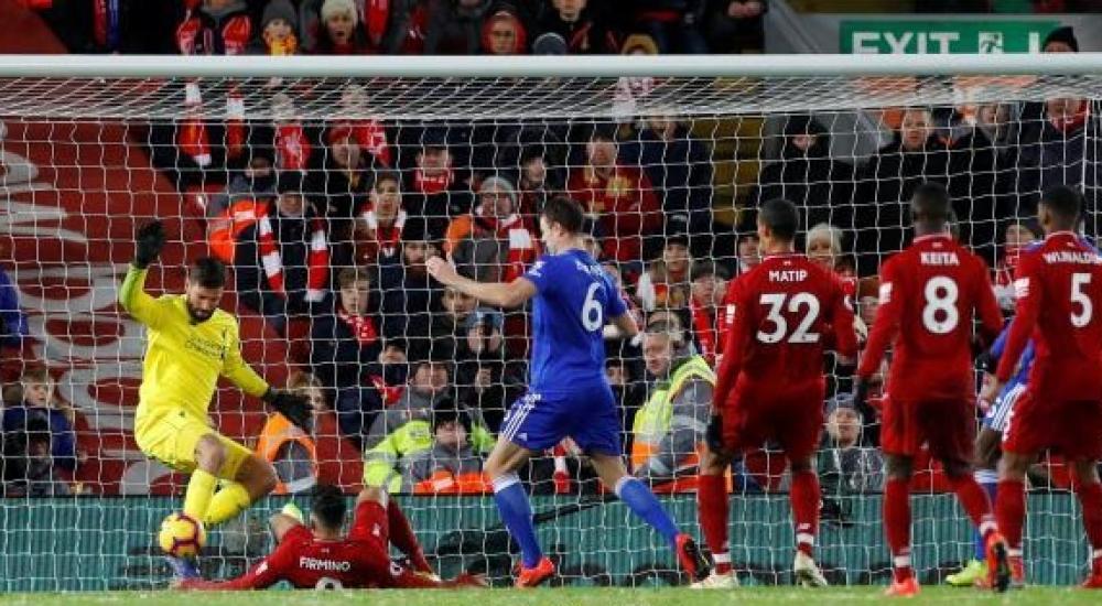 ليفربول تعادل مع ليستر سيتي بهدف لمثله