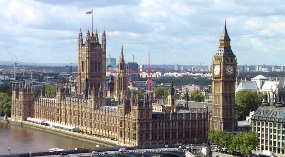 مشهد خارجي للبربمان البريطاني