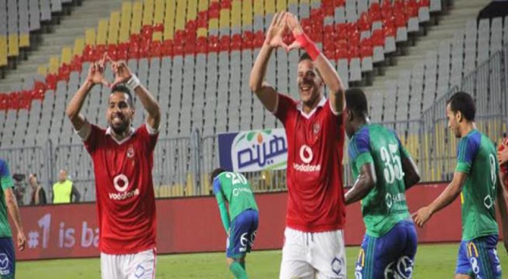 الأهلي فاز على المقاصة بهدفين لهدف